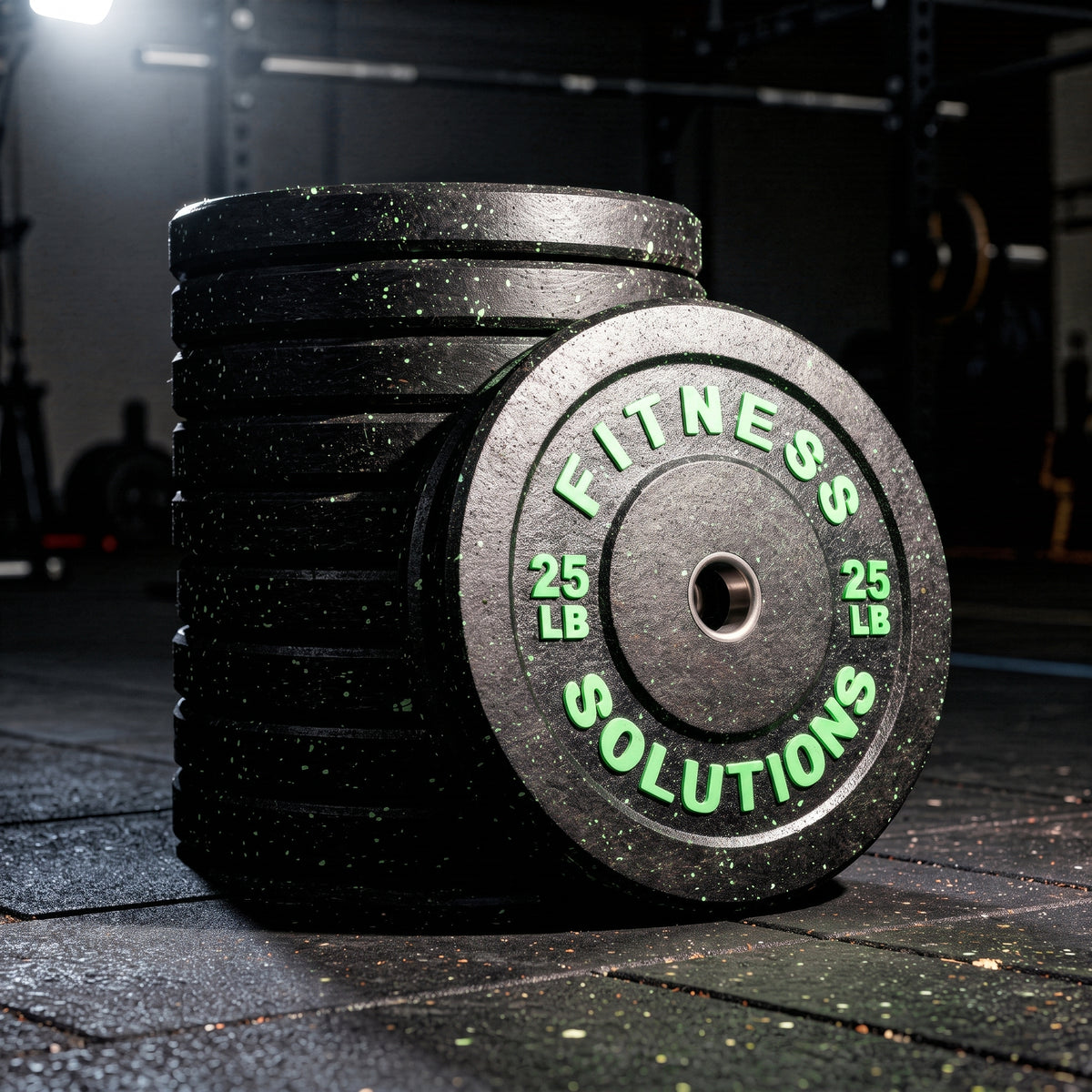 25LB Disco Olimpico Crumb Rubber - Pack 5 Pares
