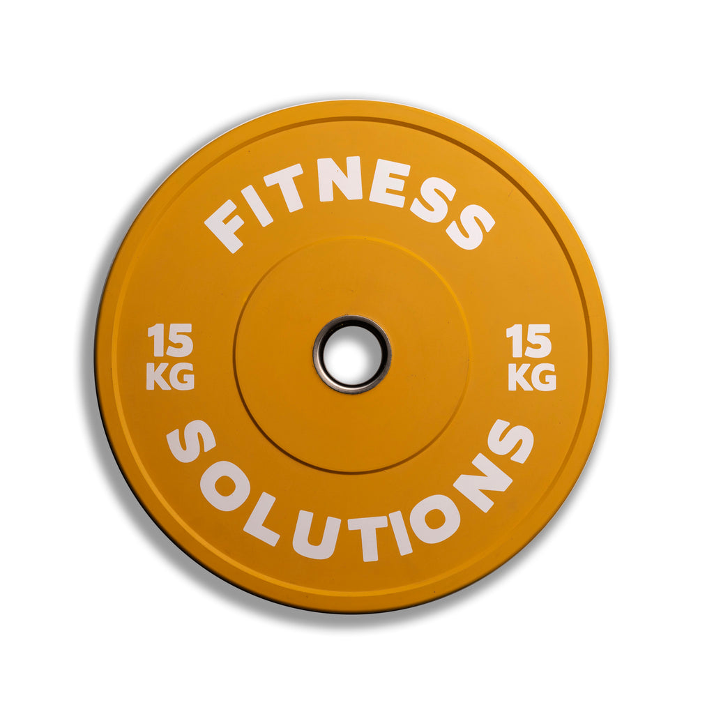 15KG Disco Bumper Olimpico Par Fitness Solutions